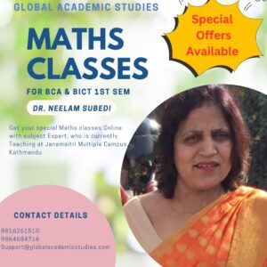 Mathematics for BCA And BICT 1st Sem